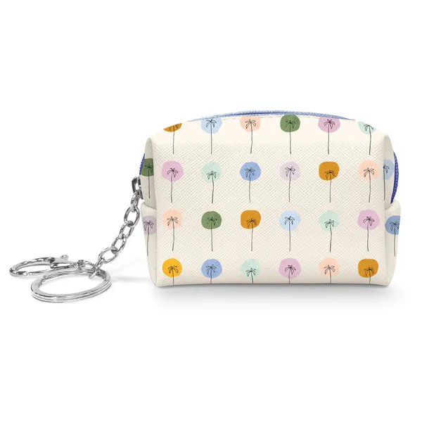 Studio Oh! - Key Chain Pouch, Dotted Palms