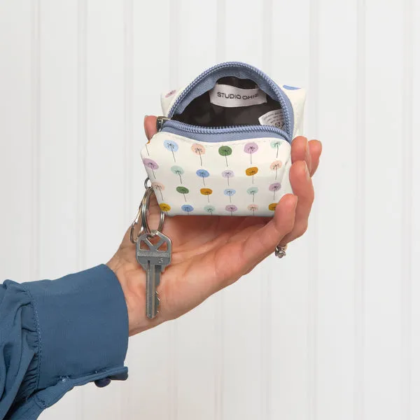 Studio Oh! - Key Chain Pouch, Dotted Palms