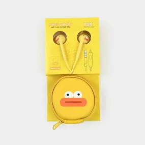 Stylish Fancy Earphones with Zipper Case