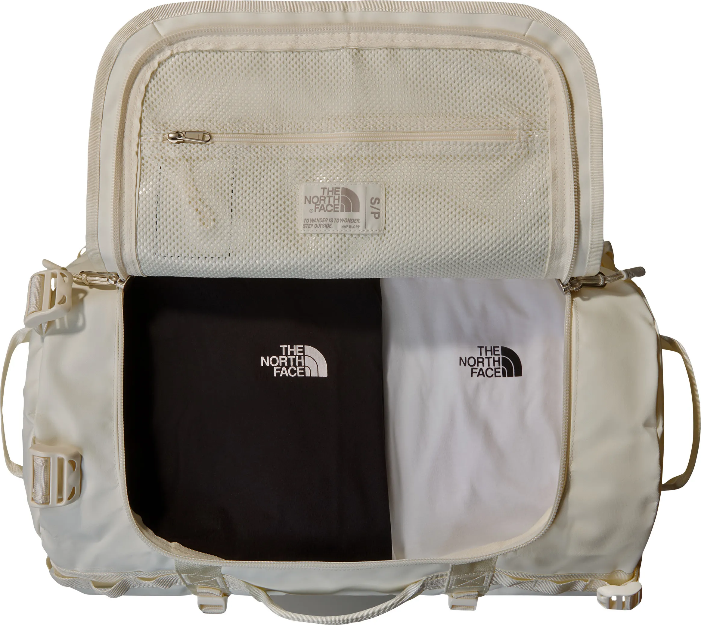 The North Face Base Camp Duffel - S White Dune/TNF White | Buy The North Face Base Camp Duffel - S White Dune/TNF White here | Outnorth