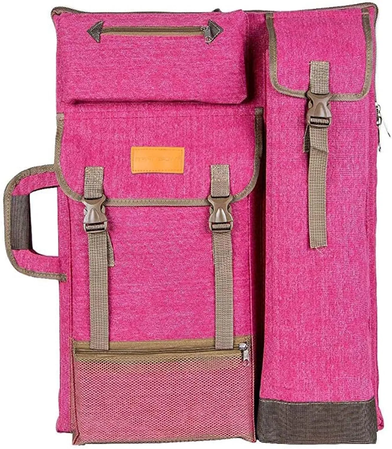 TRANSON Art Portfolio Case Artist Backpack Canvas Bag Large 26” x 19.5”