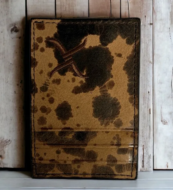 Twisted X Money Clip with Brown Symbol