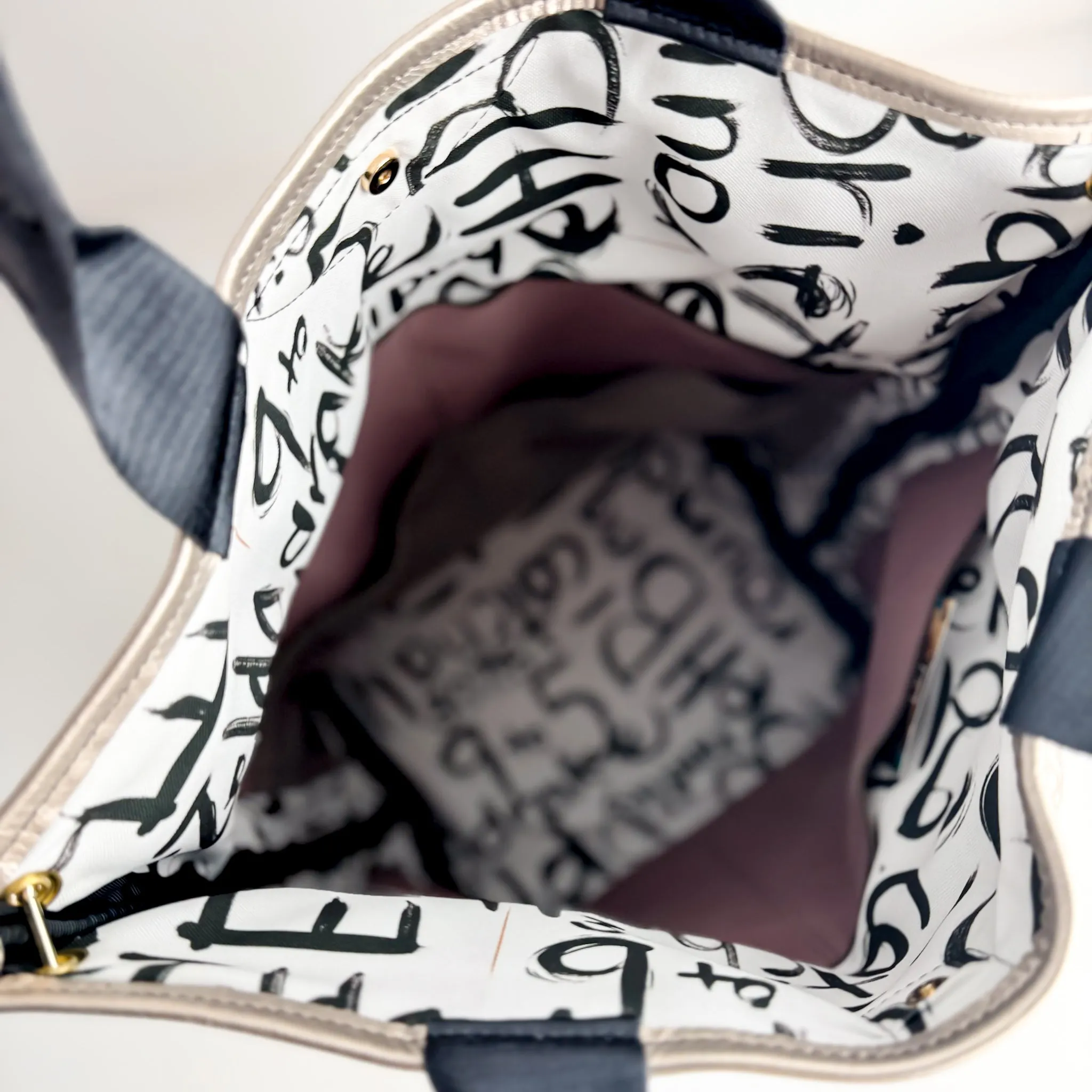 Urban Edge Collection | Lexington Shoulder Tote | Champagne Steel   Distressed Pink Jade