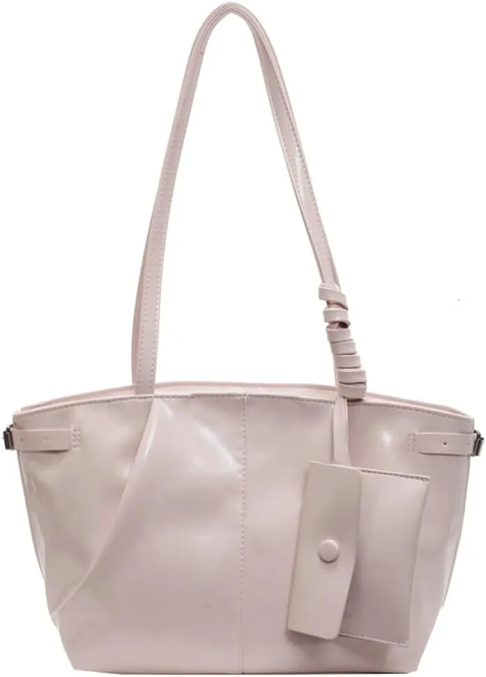 Vintage Large Capacity Commuter Tote Handbag with Small Bag Stylish Women Underarm Bag for Outdoor Trendy 2025