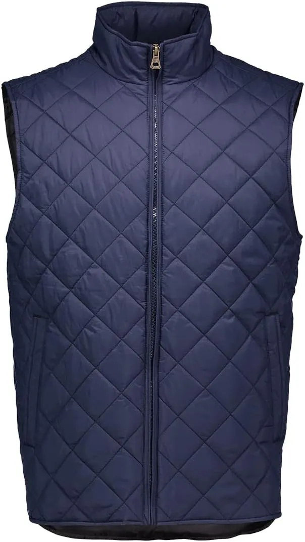 Weatherproof Vintage Mens Quilted Puffer Vest - Lightweight Padded Insulated Vest for Men