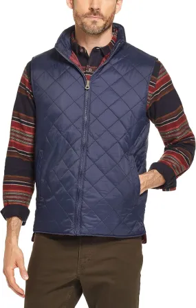 Weatherproof Vintage Mens Quilted Puffer Vest - Lightweight Padded Insulated Vest for Men